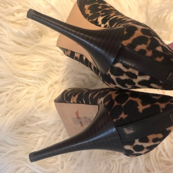 Coach leopard hair heels size 7.5B - Picture 6 of 8